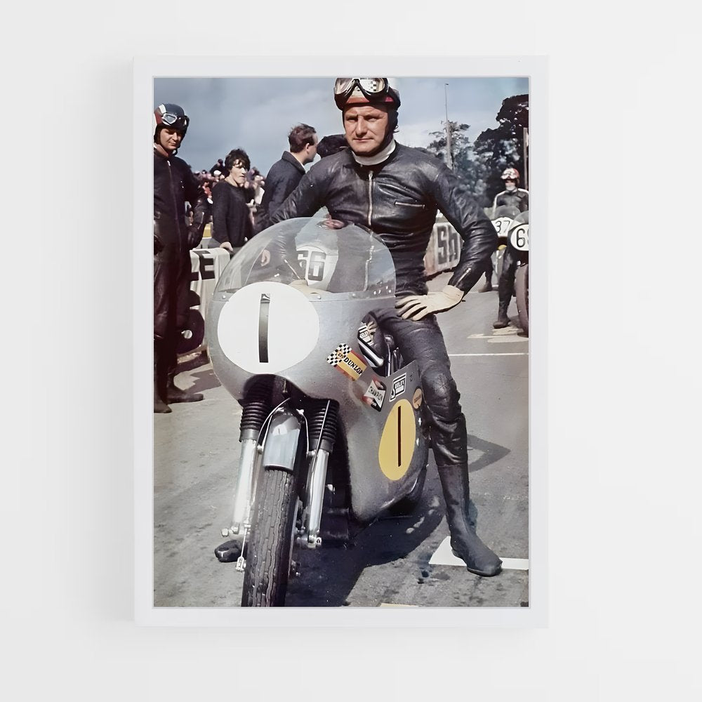 ap-mike hailwood-2 cadre Blanc
