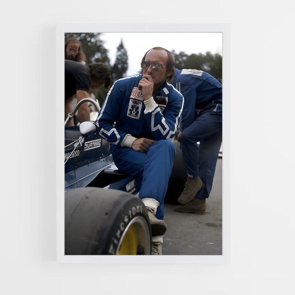 ap-mike hailwood-4 cadre Blanc
