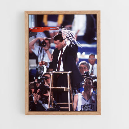 ap-mike krzyzewski-2 cadre Bois clair