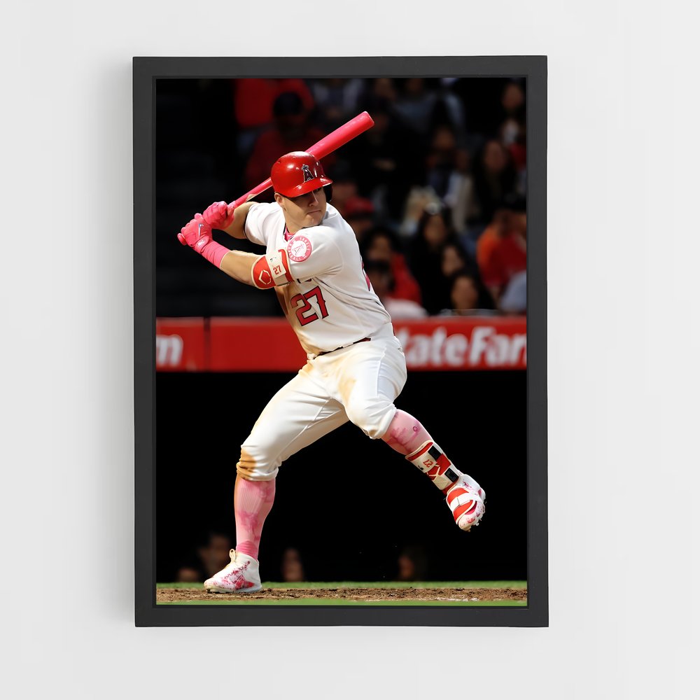ap-mike trout-2 cadre Noir