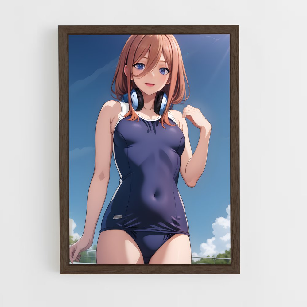 ap-miku nakano-6 cadre Bois foncé