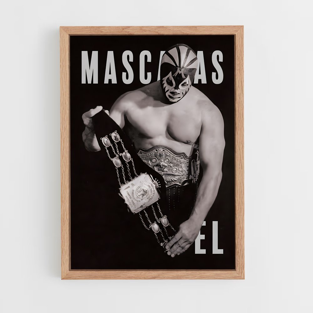 ap-mil mascaras-5 cadre Bois clair
