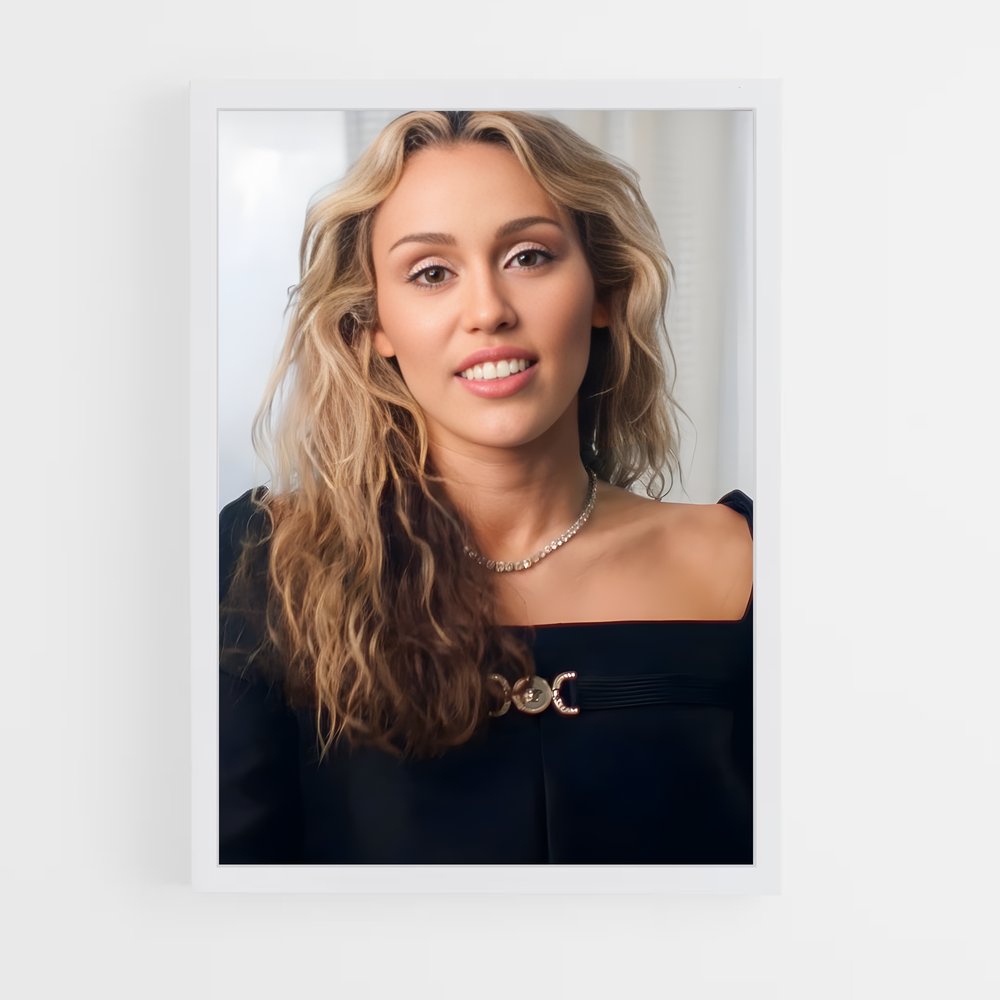 ap-miley cyrus-4 cadre Blanc