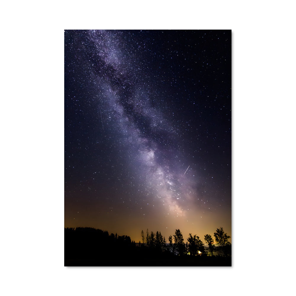 Poster Voie Lactée Éclatante