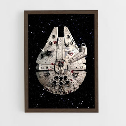 ap-millennium falcon-1 cadre Bois foncé