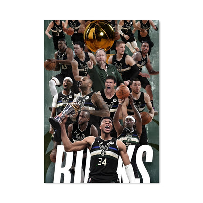 Poster Celtics vs Bucks
