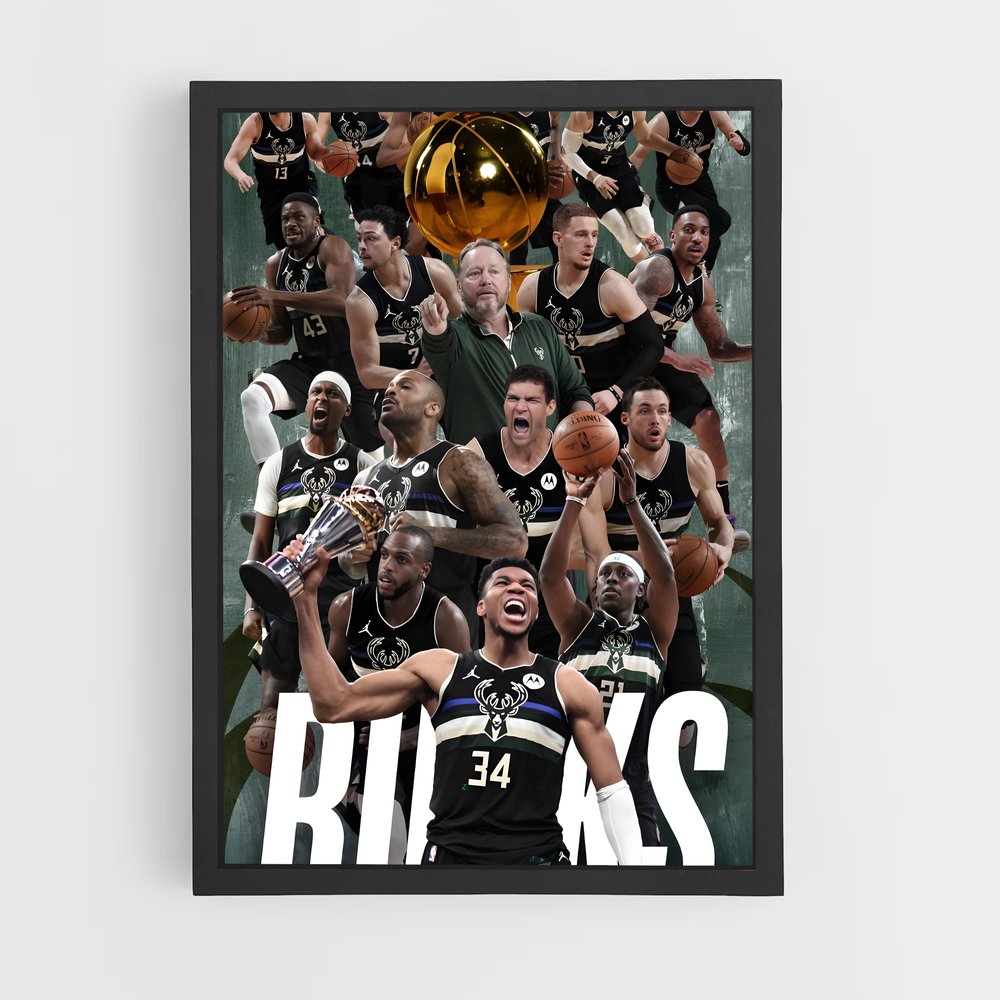 ap-milwaukee bucks-4 cadre Noir