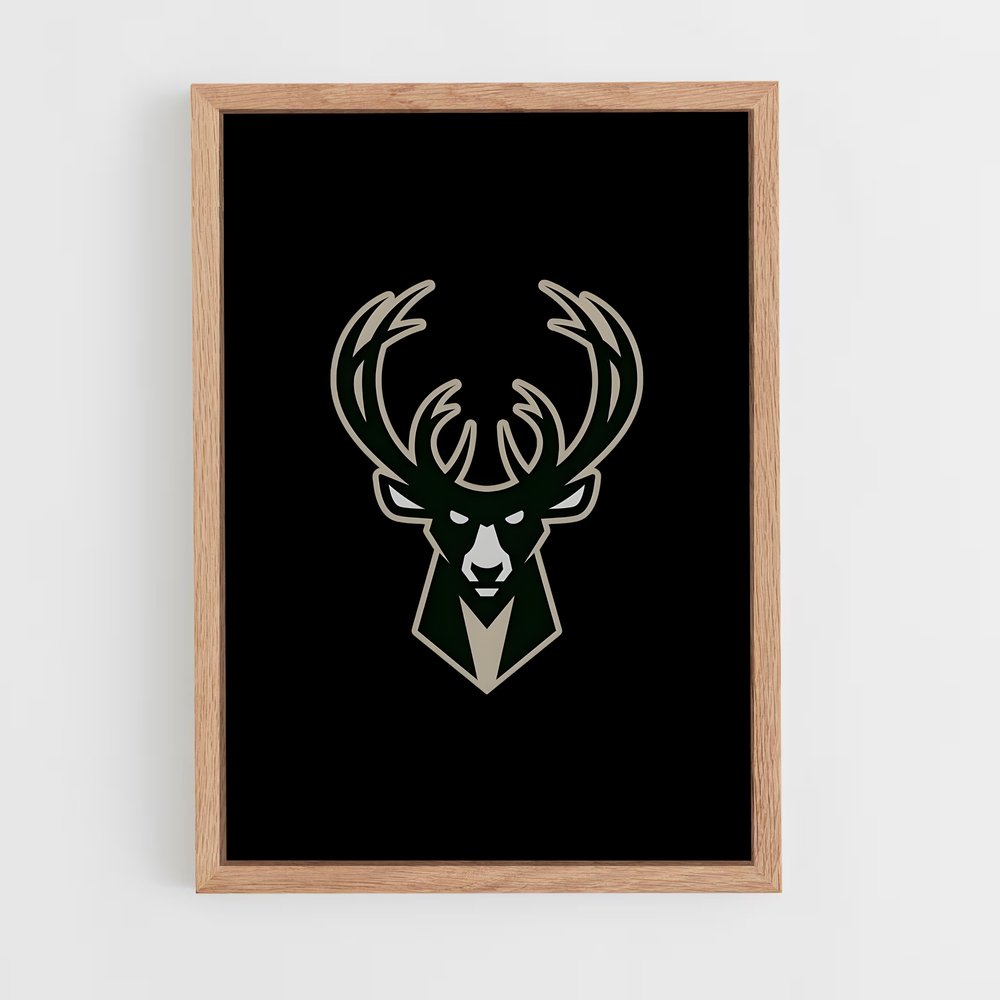 ap-milwaukee bucks-5 cadre Bois clair