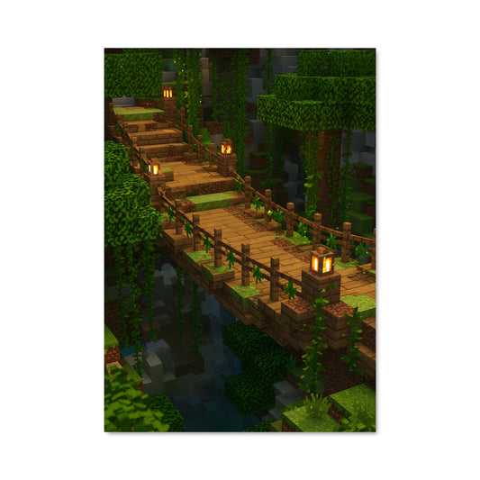 Poster Le Pont Enflammé