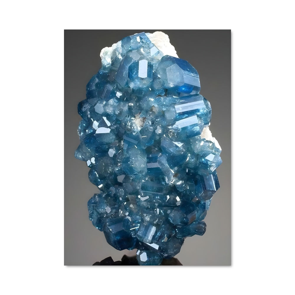 Poster Cristaux Azurés