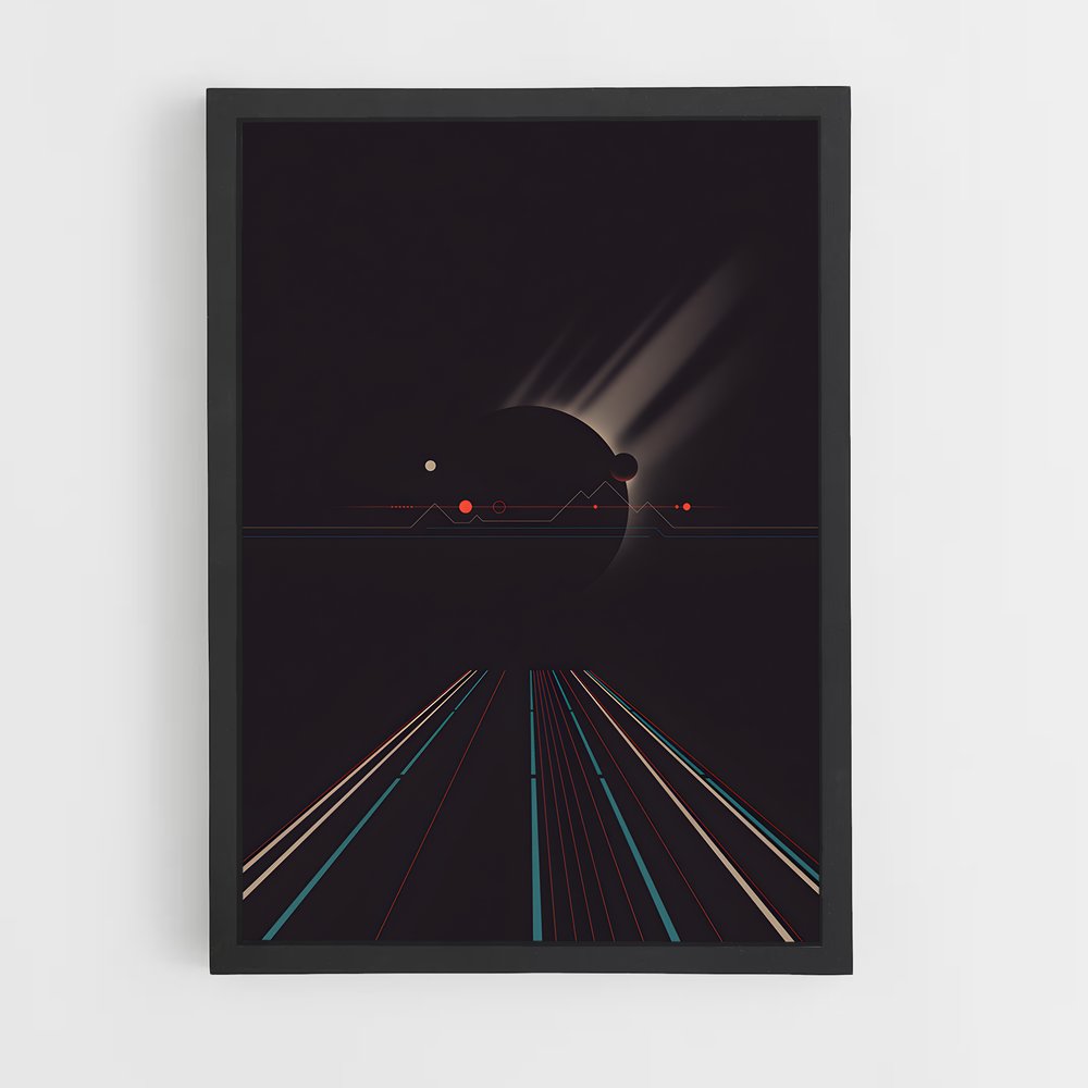 ap-minimalist space-7 cadre Noir