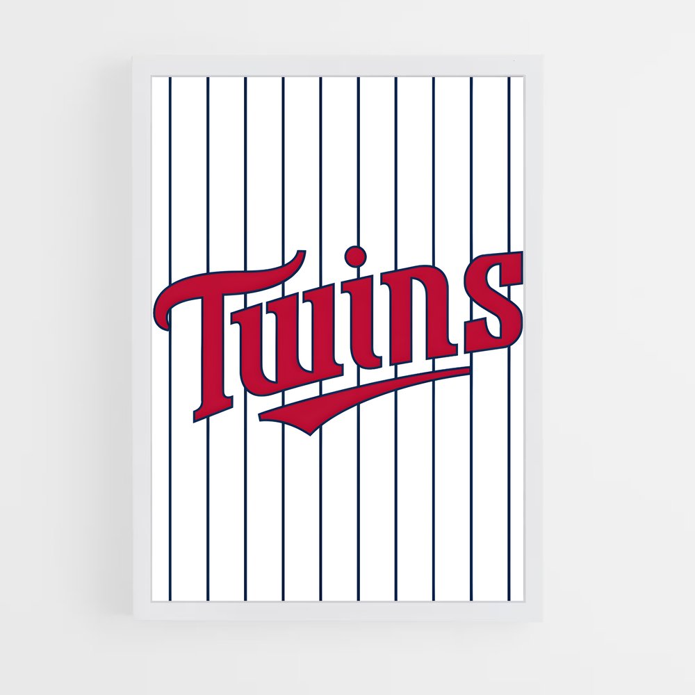 ap-minnesota twins-2 cadre Blanc
