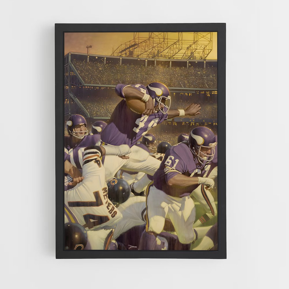 ap-minnesota vikings-7 cadre Noir
