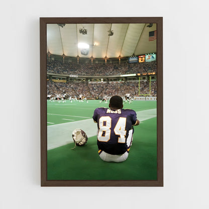 ap-minnesota vikings-8 cadre Bois foncé