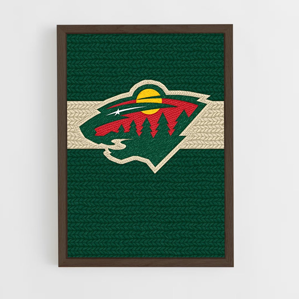 ap-minnesota wild-7 cadre Bois foncé