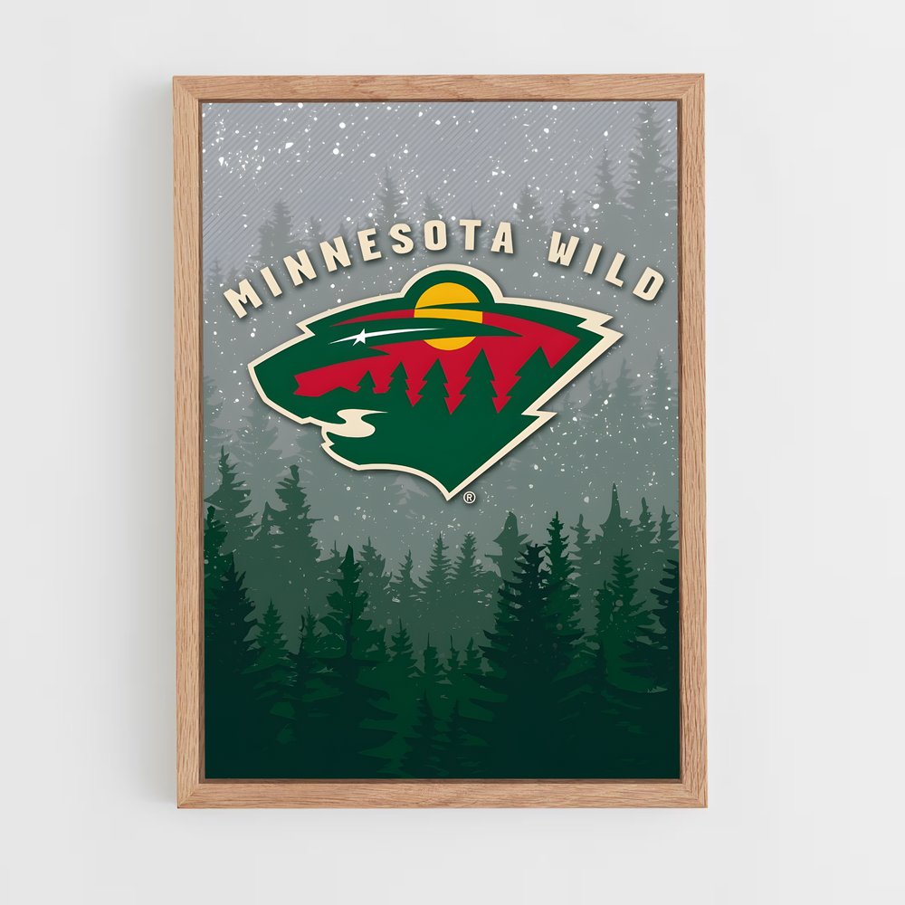 ap-minnesota wild-8 cadre Bois clair