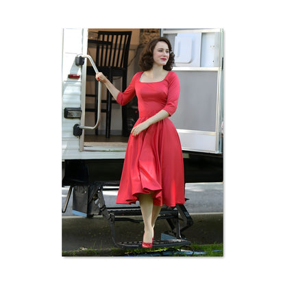 Poster Midge en Rouge