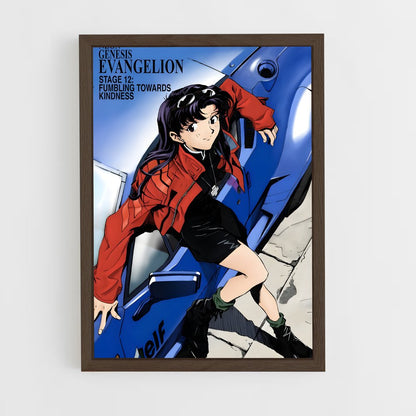 ap-misato katsuragi-5 cadre Bois foncé