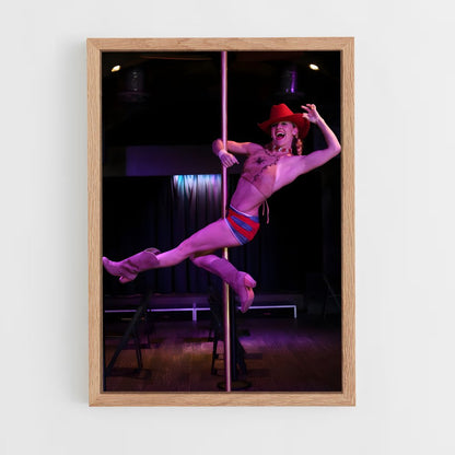 ap-miss pole dance world-7 cadre Bois clair