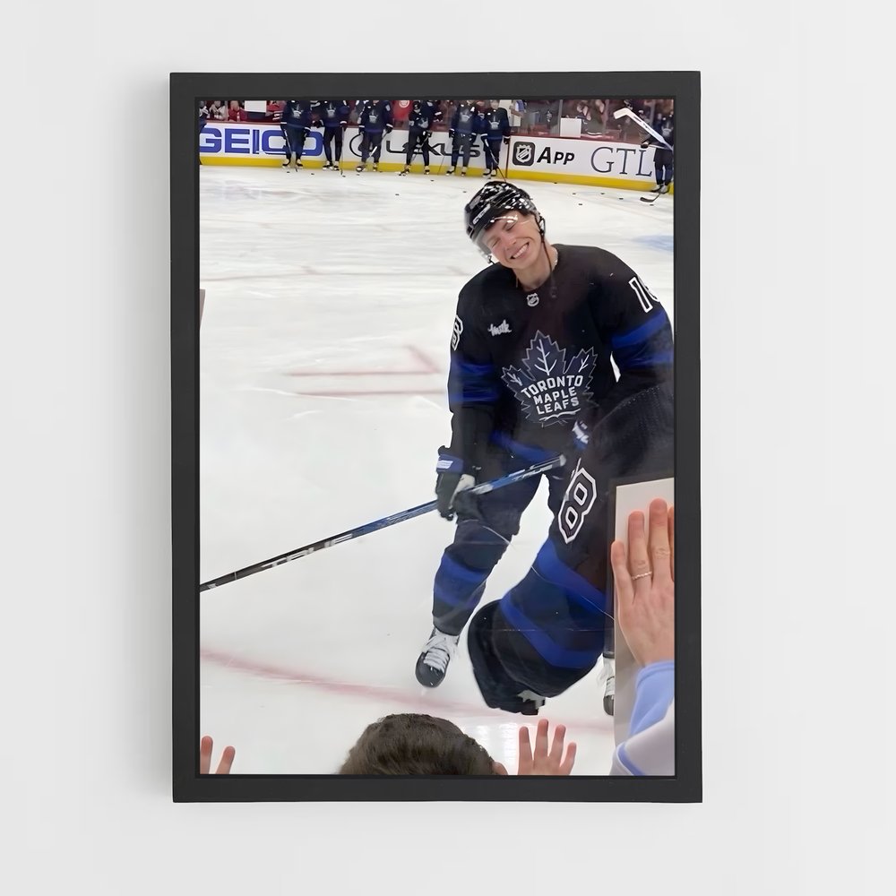 ap-mitch marner-1 cadre Noir