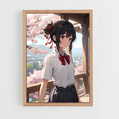 ap-mitsuha miyamizu-5 cadre Bois clair