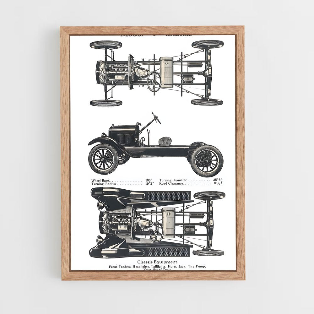ap-model t ford-1 cadre Bois clair