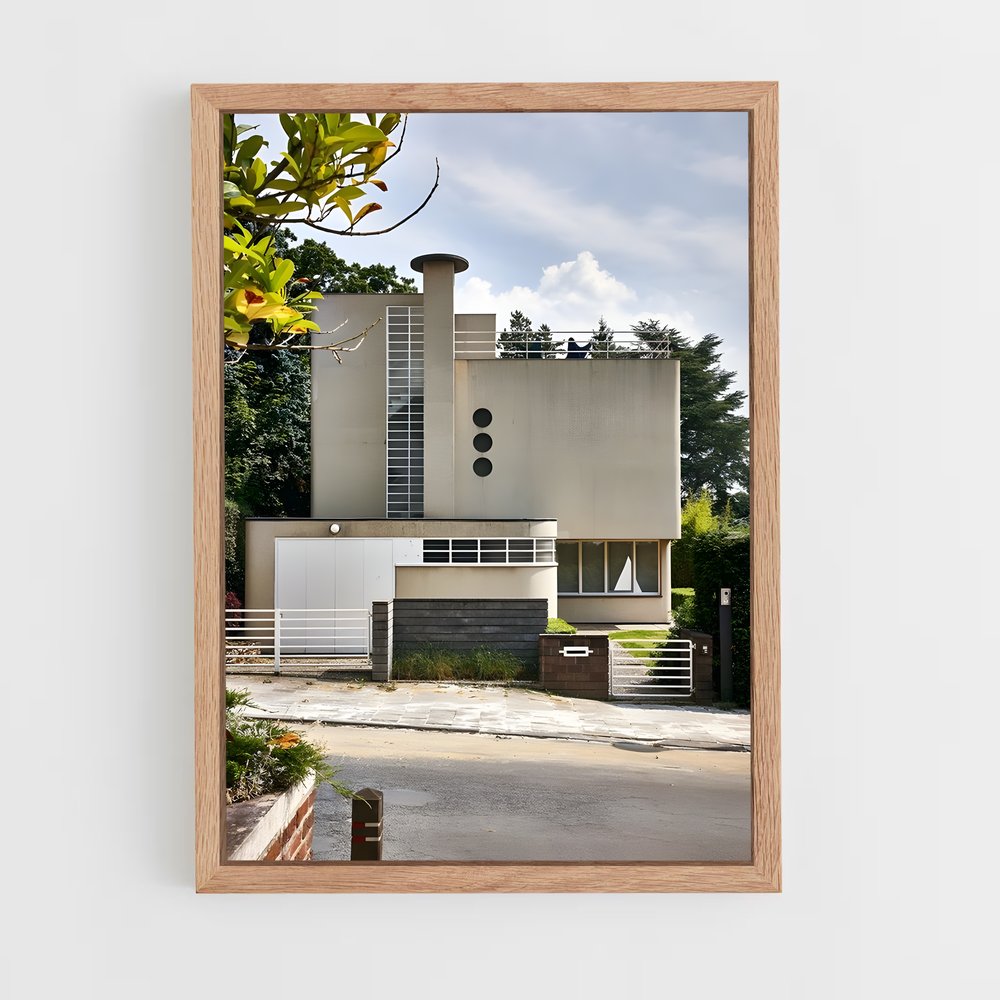 ap-modernist architecture-9 cadre Bois clair