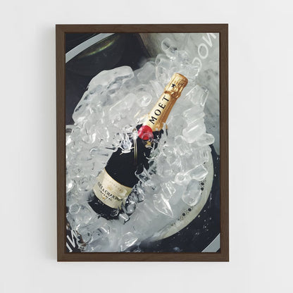 ap-moet chandon-7 cadre Bois foncé