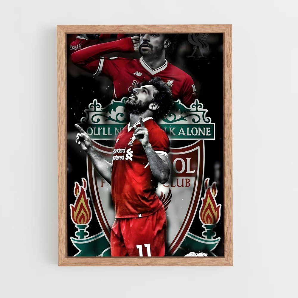ap-mohamed salah-15 cadre Bois clair