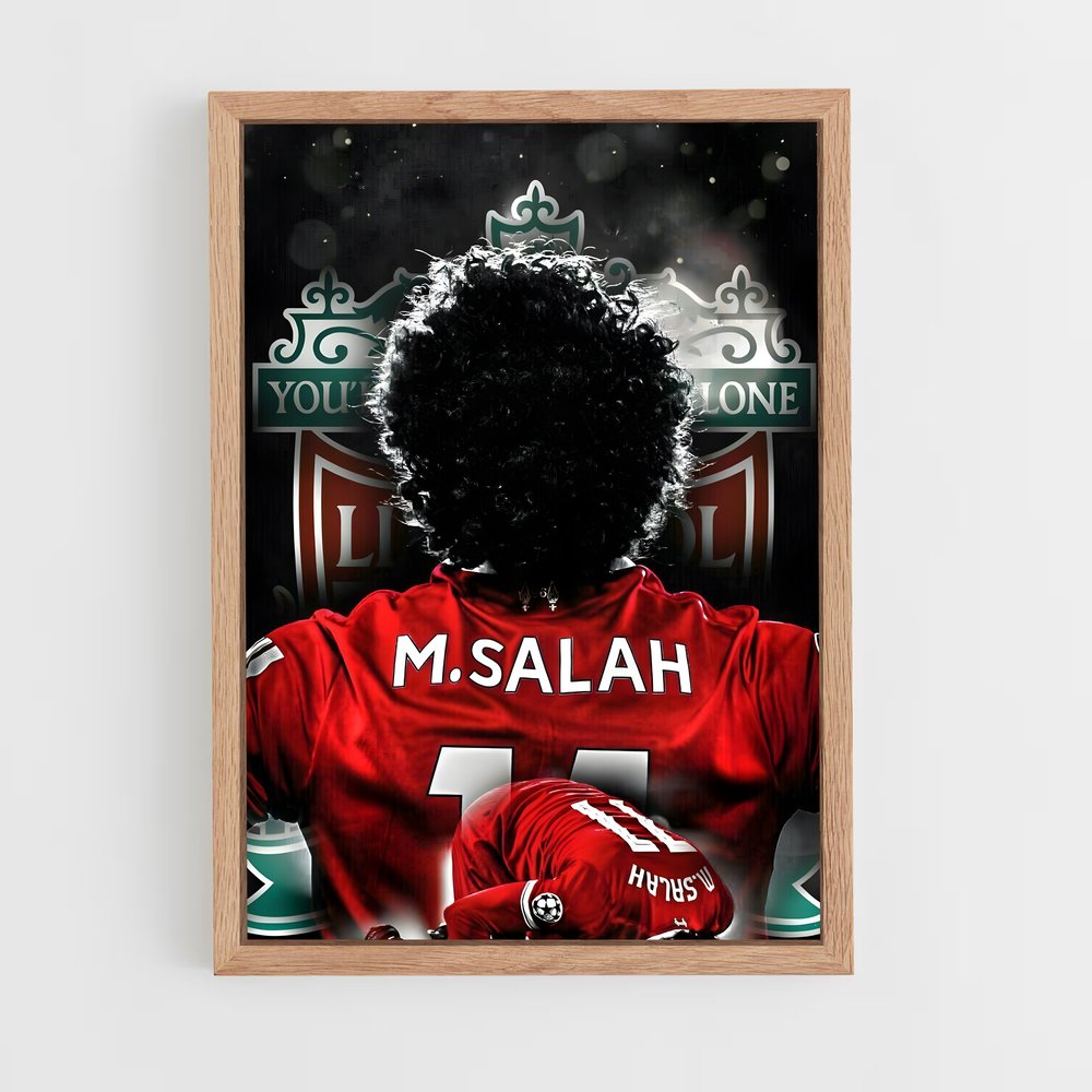 ap-mohamed salah-5 cadre Bois clair