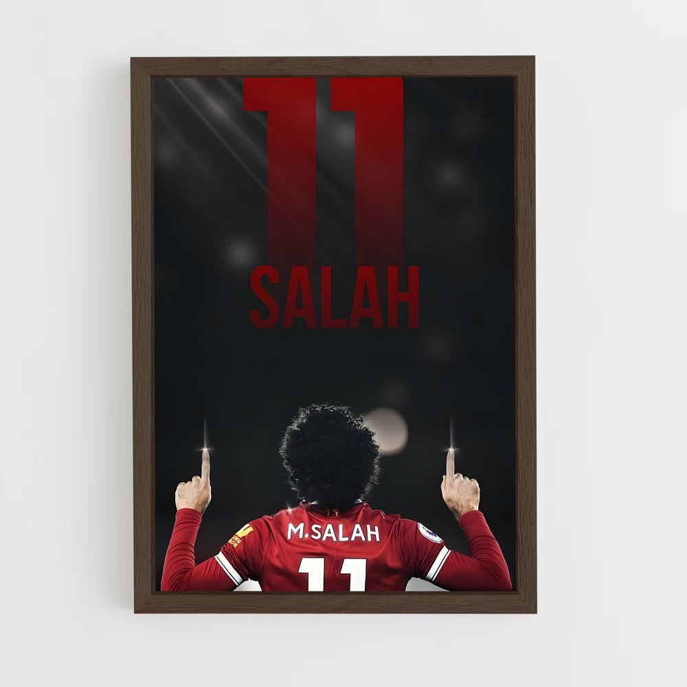 ap-mohamed salah-9 cadre Bois foncé