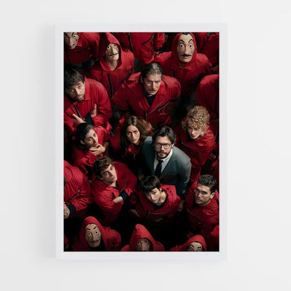 ap-money heist la casa de papel-5 cadre Blanc