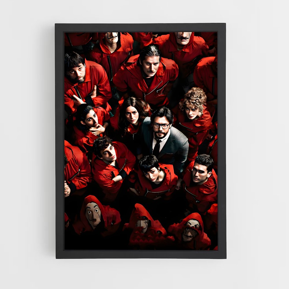 ap-money heist la casa de papel-6 cadre Noir