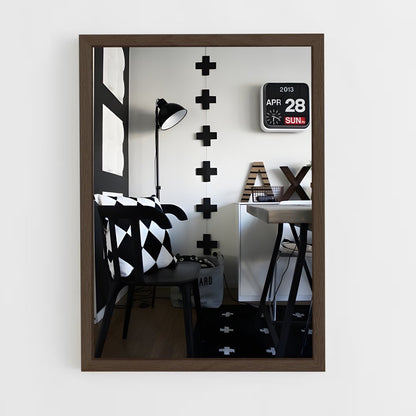 ap-monochrome-16 cadre Bois foncé