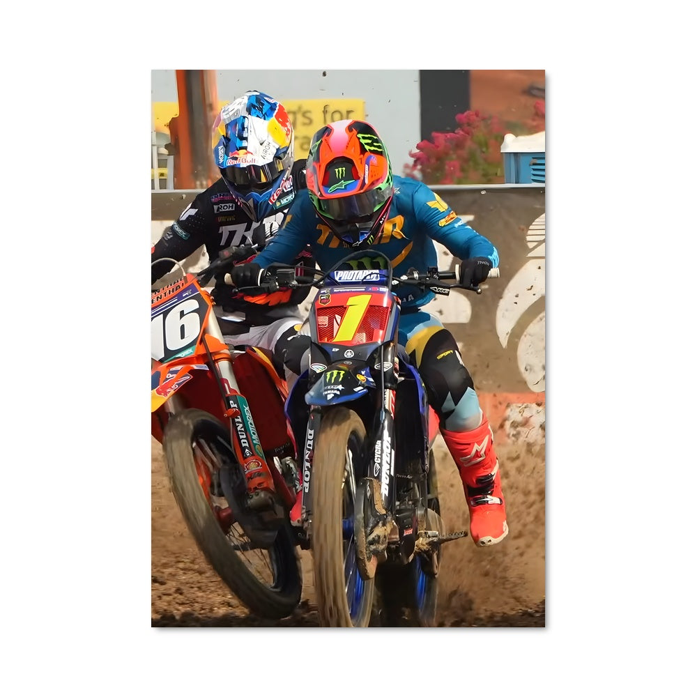 Poster Riders en Action