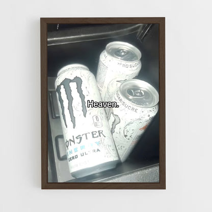 ap-monster energy-1 cadre Bois foncé