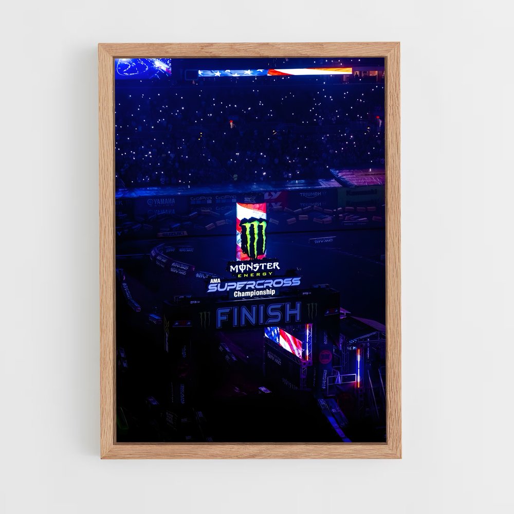 ap-monster energy supercross-3 cadre Bois clair