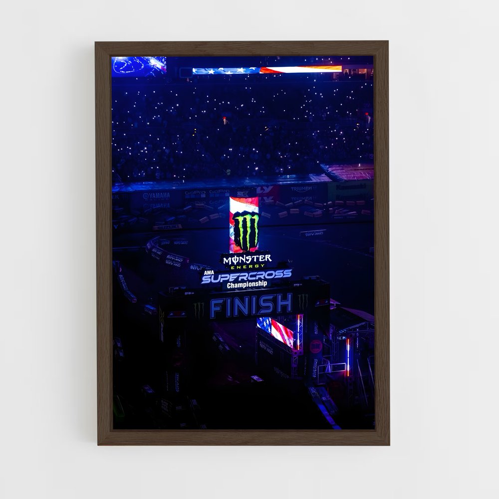 ap-monster energy supercross-3 cadre Bois foncé