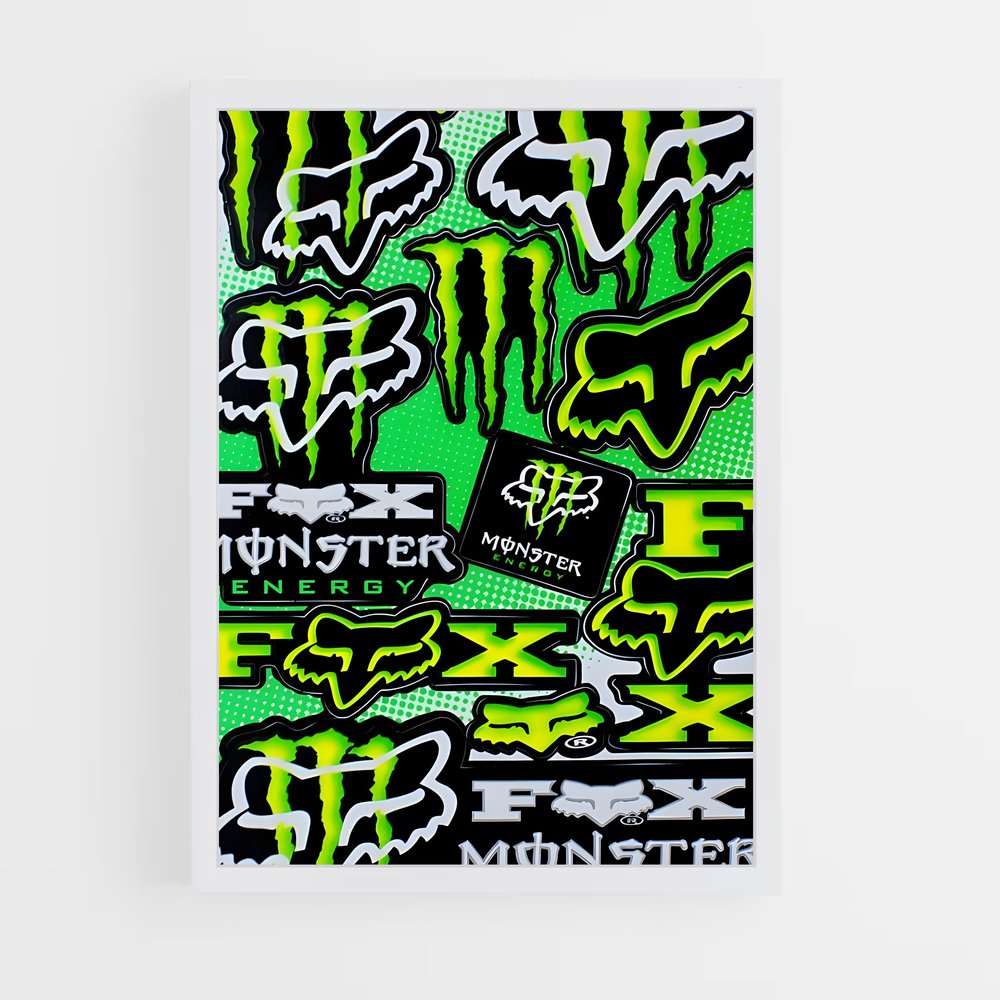 ap-monster energy supercross-5 cadre Blanc