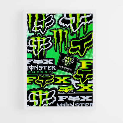 ap-monster energy supercross-5 cadre Blanc