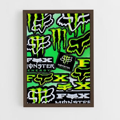 ap-monster energy supercross-5 cadre Bois foncé