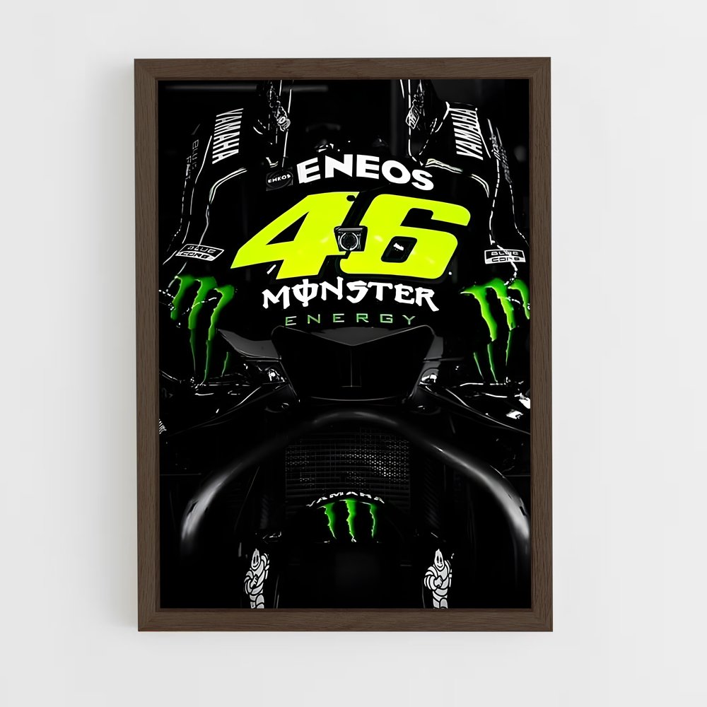 ap-monster energy yamaha-3 cadre Bois foncé