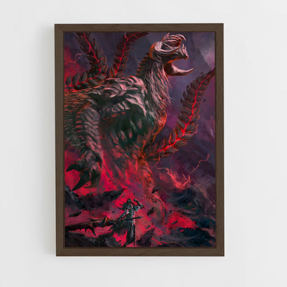 ap-monster hunter-1 cadre Bois foncé
