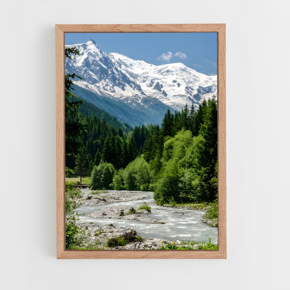 ap-mont blanc-4 cadre Bois clair