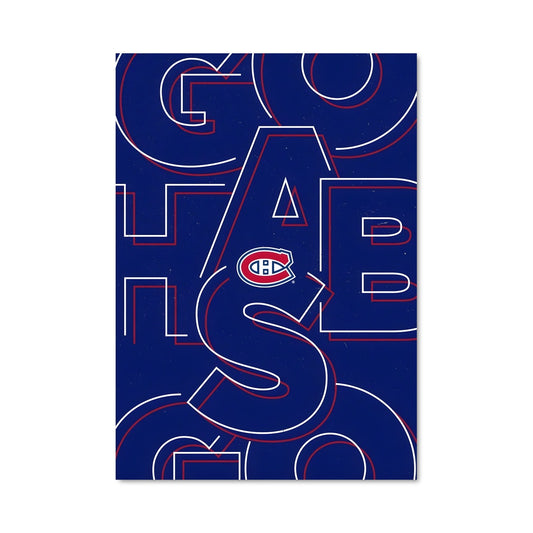 Poster Bleu Glorieux