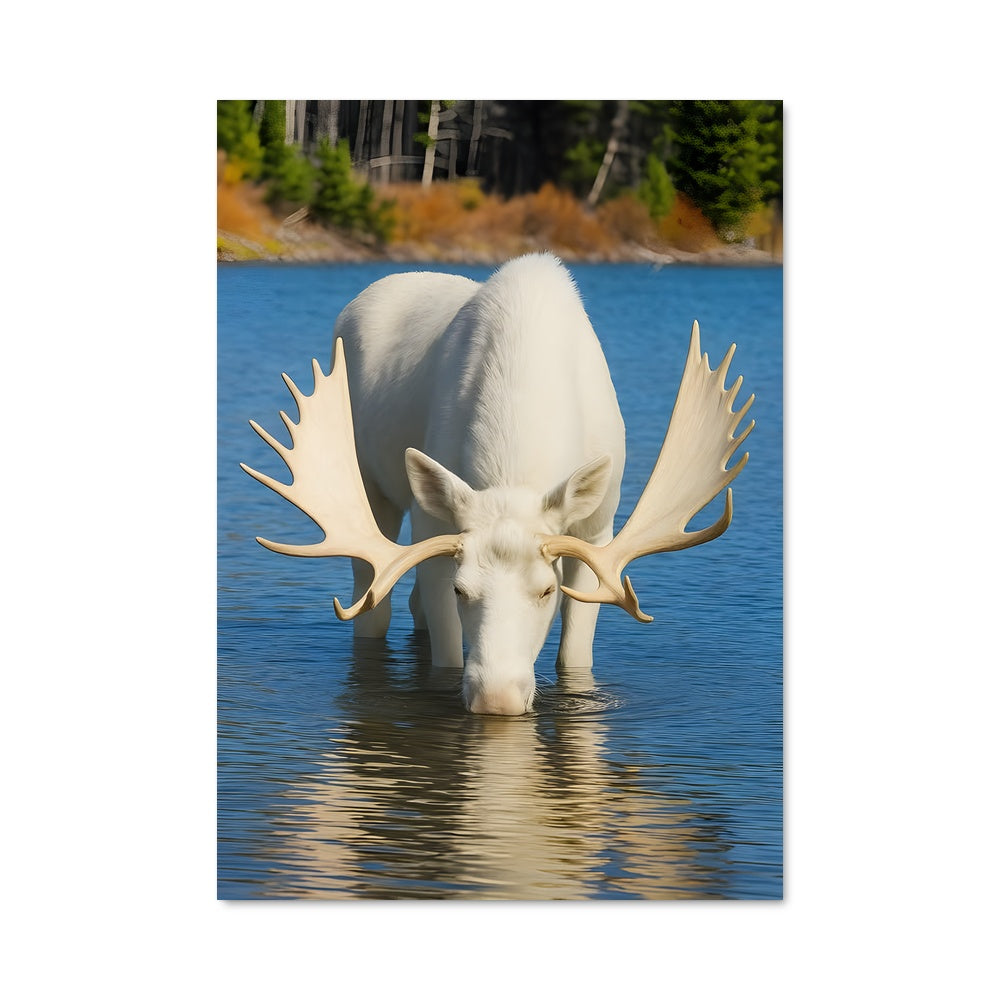 Poster Le Cerf Blanc