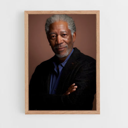 ap-morgan freeman-1 cadre Bois clair