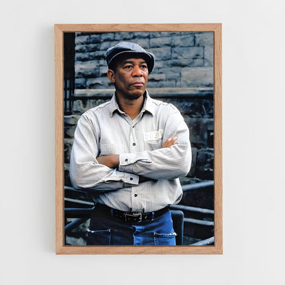 ap-morgan freeman-12 cadre Bois clair