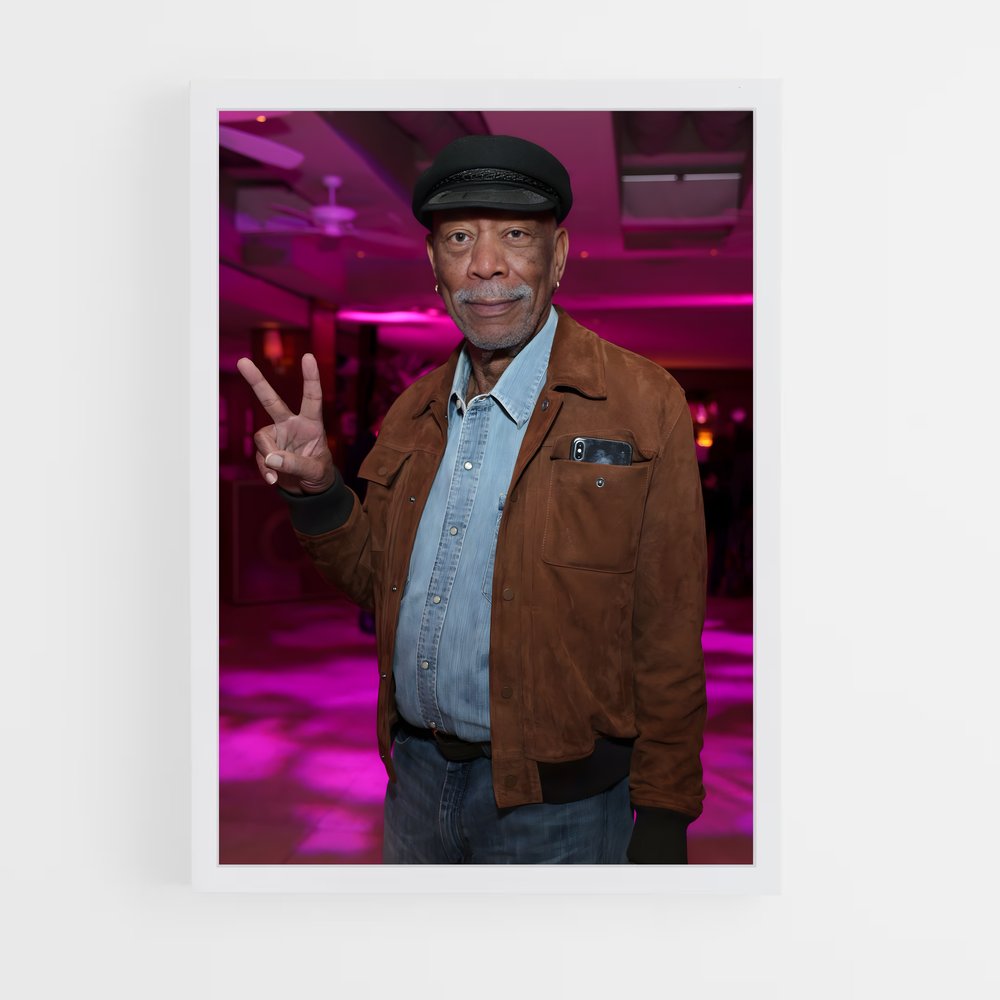 ap-morgan freeman-6 cadre Blanc