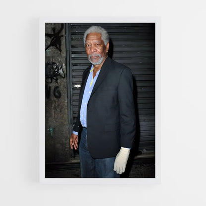 ap-morgan freeman-8 cadre Blanc